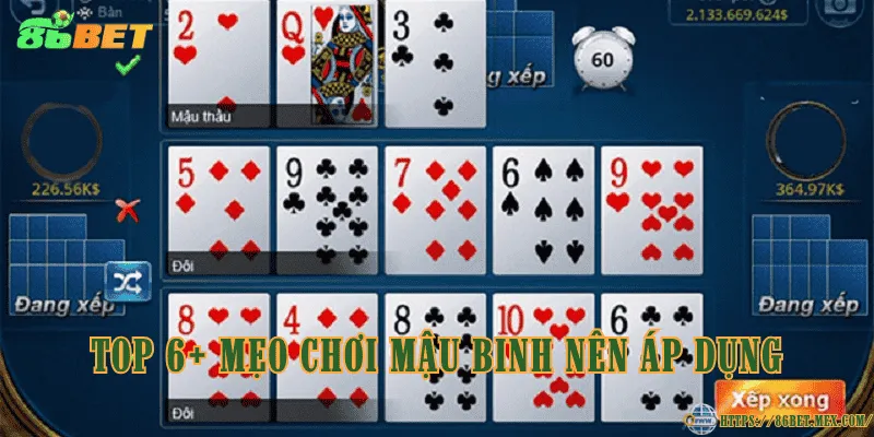 Top 6+ mẹo chơi mậu binh nên áp dụng